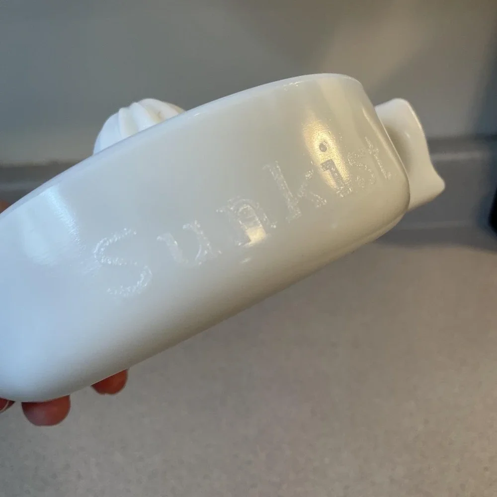 Vintage 1950's White Milk Glass 